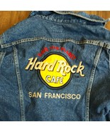 Lee Jeans Hard Rock Cafe San Francisco Denim Jacket Blue 36R 36 R Small ... - £38.65 GBP