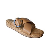 Hush Puppies Womens&#39; June Buckle Slide Deep Beige Leather Size 12 - $1,659.27 MXN