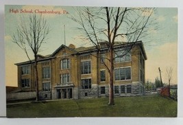 PA Chambersburg High School Building c1910 Pennsylvania Postcard Q2 - $14.95