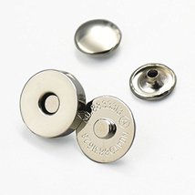 Bluemoona 20 Sets 14mm 9/16&quot; Magnetic snaps purse Double Rivet closures Round Cl - £6.28 GBP