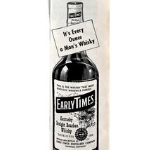 Early Times Kentucky Bourbon Whiskey 1952 Advertisement Distillery Liquo... - $14.01 CAD