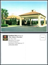 FLORIDA Postcard - Marianna, Comfort Inn Hotel C12 - $2.84