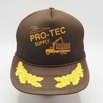 Vintage Pro Tec Supply Mesh Adjustable Snapback Trucker Hat - £35.55 GBP