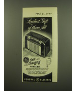 1949 General Electric Model 160 Portable Radio Ad - Loveliest Gift of th... - £14.55 GBP