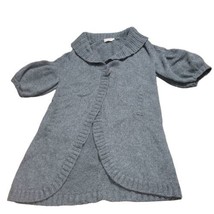 Dorothy Lee Women’s Sweater Wool Cashmere Grey Cardigan Pockets Size M - £27.18 GBP