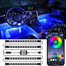 LivTee Accent Interior Car Lights RGB LED App Control Music DIY 2 Lines - €12,28 EUR LivTee Accent Interior Car Lights RGB LED App Control Music DIY 2 Lines - €12,28 EUR
