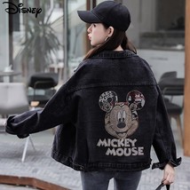 New arrival top fashion autumn cotton loose casual cartoon mickey mouse print hot drill thumb200