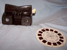 Vintage Sawyer Bakelite Viewmaster 3-D Viewer w/Snow White Reel - £14.86 GBP