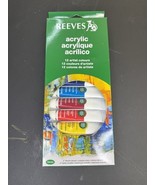 Reeves Acrylic Paint Set - 12x10ml Tubes. New &amp; Sealed - $285.74 MXN