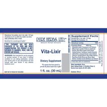 Pure Herbs: Vita-Lixir - 1 oz. (Natural Herbal Extracts) image 2