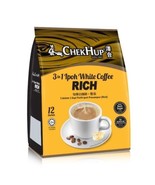 4 Packs X 12 Satchets Chek Hup 3 In 1 Rich Ipoh White Coffee  FREE SHIPPING - $78.31