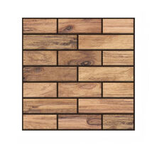 Anyhouz 10pcs Vinyl Tile Self Adhesive Wodded Plank Pattern Waterproof P... - $65.90