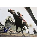 ALAN GARCIA AUTOGRAPHED Hand Signed HORSE RACING 8x10 photo w/coa  - £30.04 GBP