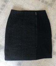 Ann Taylor Sz 6 The Pencil Skirt Dark gray Tweed Front Zip Fully Lined C... - £20.66 GBP