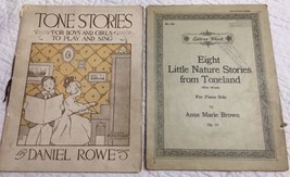 Tone Stories &amp; Eight Little Nature Stories from Toneland Piano Music 1910 Lot 2 - £7.07 GBP