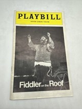 February 1977 Winter Garden Theatre Playbill Fiddler On The Roof - Zero Mostel - £15.56 GBP