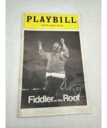 February 1977 Winter Garden Theatre Playbill Fiddler On The Roof - Zero ... - £15.56 GBP