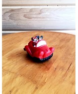Vintage Disney Mickey Minnie Mouse 1991 Wind Up Red Car Toy Burger King - $19.99