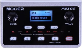 Mooer Pe100 Portable Desk Top Guitar Multi Effects With 198, Aux In Head... - $1,067.06 MXN