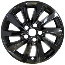 One 2021-2024 Toyota Camry Le # IMP-479BLK 17&quot; Gloss Black 10 Spoke Wheel Skin - £22.01 GBP