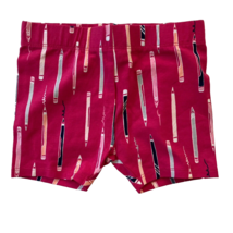 Gymboree Girl Pink Bike Shorts Pencil Print Size 4 - £4.59 GBP