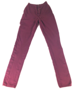 Fashion Nova Pants Womens Size 5 Maroon Legging Skinny Leg Cotton Stretc... - $4.95