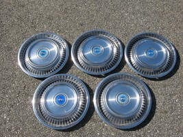 Factory original 1971 to 1973 Mercury Cougar 14 inch hubcaps wheel covers - $69.78