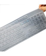 Silicone Desktop Keyboard Cover Skin Protector Compatible With Dell Km63... - $13.99