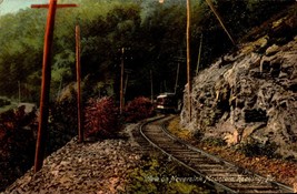 Reading Pennsylvania View on Neversink Mountain trolley tracks POSTCARD BK49 - £4.73 GBP