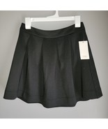 NWT‼ TOBI Sz S Black Pleated  Skater Mini Skirt Polyester Size Medium - £19.37 GBP