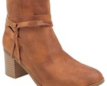 Style &amp; Co Women Western Ankle Booties Carliee Size US 8.5M Brown Faux L... - $29.70