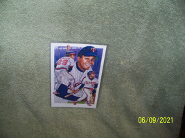 vintage 90&#39;s sports post card     baseball  the  m l b  {rod carew} - $7.92