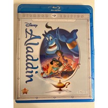 Disney Aladdin Blu ray DVD 2015 2 Disc Diamond Edition Robin Williams Rated G - £3.10 GBP