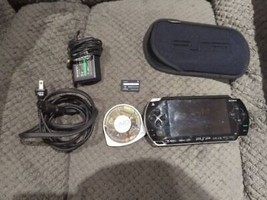 Sony Psp 1001 Console Tested Working W Game, Original Cables, Case, Memory Card - £118.54 GBP