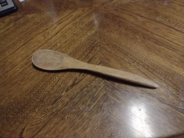 Old ANTIQUE PRIMITIVE OLD HAND CARVED WOODEN KITCHEN SPOON EARLY - £10.93 GBP