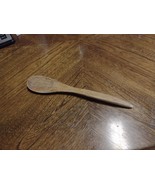 Old ANTIQUE PRIMITIVE OLD HAND CARVED WOODEN KITCHEN SPOON EARLY - £11.16 GBP