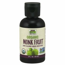 NOW Foods, Certified Organic Monk Fruit Liquid, Zero-Calorie Liquid Sweetener... - £10.85 GBP
