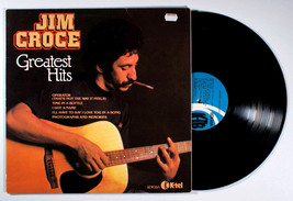 Jim Croce - Greatest Hits (1981) Vinyl LP Import • Time in a Bottle, Photographs - £18.21 GBP