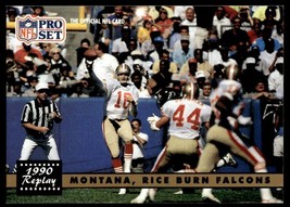 1991 Pro Set Joe Montana/Jerry Rice San Francisco 49ers #329 - $1.24