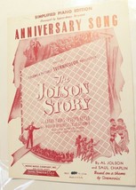 Anniversary Song Vintage Sheet Music 1947 The Jolson Story - $4.94