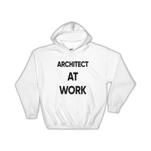 ARCHITECT At Work : Gift Hoodie Job Profession Office Coworker Christmas - £28.31 GBP