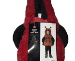 Size Toddler PLAYFUL PLUSH Girls Black &amp; Red Ladybug Costume 6-12 Month - £5.51 GBP
