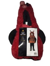 Size Toddler PLAYFUL PLUSH Girls Black &amp; Red Ladybug Costume 6-12 Month - £5.42 GBP