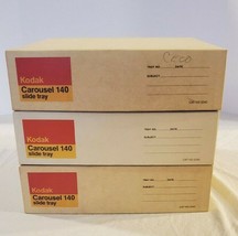 Kodak Carousel Transvue 140 slide tray 3-trays total - $12.16