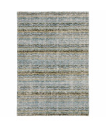10&#39; X 13&#39; Blue and Ivory Abstract Power Loom Area Rug - €1.423,27 EUR