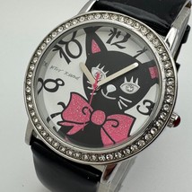 Betsey Johnson Quartz Watch BJ00052 Unisex 30m Silver Leather Analog New... - $26.59