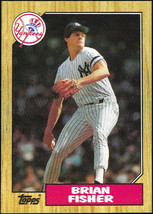 1987 Topps #316 Brian Fisher New York Yankees - £1.46 GBP