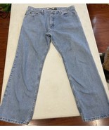 Urban Pipeline Up Mens Jeans 36x30 Straight Relaxed Light Wash 100% Cott... - $21.67 CAD