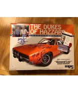 Bach Wopat Schneider Dukes of Hazzard Signed GENERAL LEE Car Model COA J... - $593.99