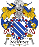 Meléndez Family Crest / Coat of Arms JPG and PDF - Instant Download - £2.28 GBP